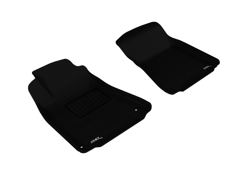 Lexus IS Floor Mats - Front - 3D MAXpider - Kagu - Black - `06-`13 Lexus IS Floor Mats - Front - 3D MAXpider - Kagu - Black - `06-`13